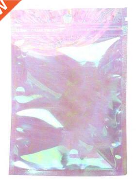 Large Capacity Dust-proof Bags 100Pcs Holographic PET Flat