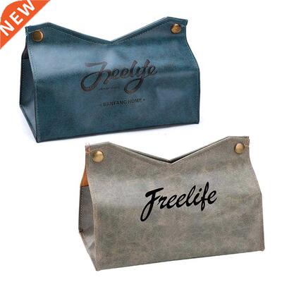 PU Leather Tssue Box Cover/ Tolet Paper Holder Household/