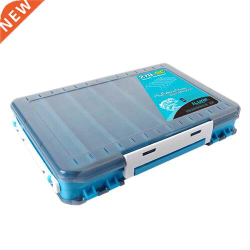 Double Sided Fishing Box Fishing Lures Hooks Case Storage Bo