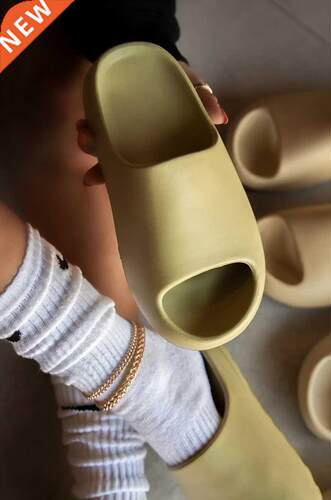Home Women Thick Bottom Slippers Platform Chunky Heel Living