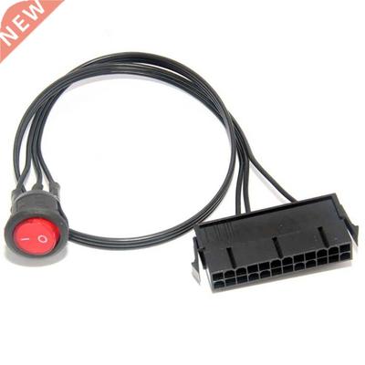 24-Pin Female ATX PSU PC Power Supply Starter Tester Start U