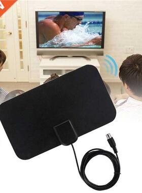 HOT 50 Mile Range Ultra-thin Digital Indoor Antena TV HDTV A