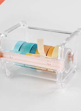 Transparent Desktop Masking Tape Cutter Journal Washi Tape S