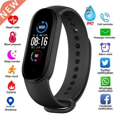 M5 Health Bacelet Heat ate Blood essue Smat Band Fitn