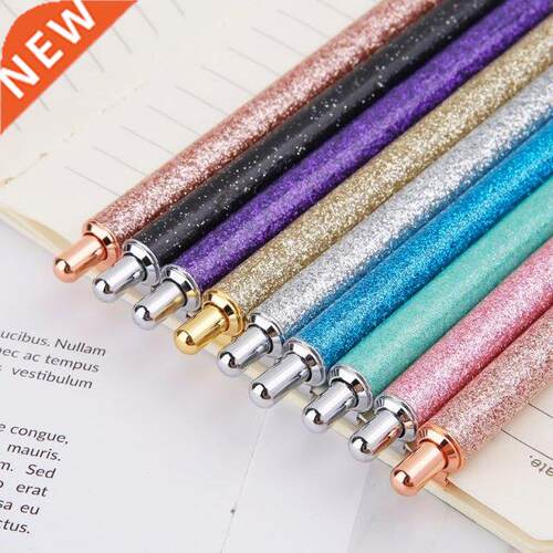 Luxury Bling Metal Ballpoint Pen 1.0mm Glitter Oil Flow Pens