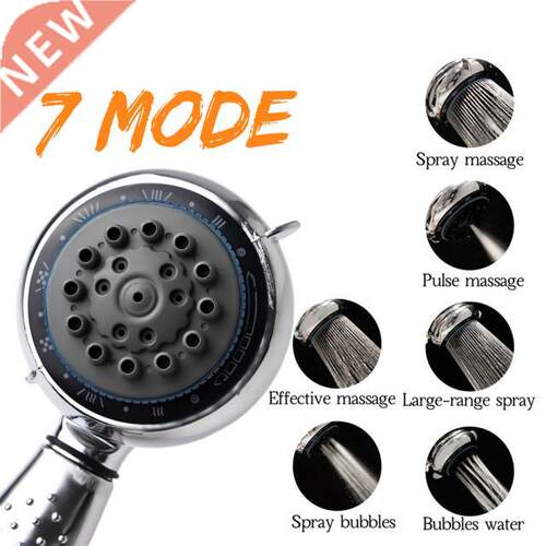 RecabLeght 7-In-1 Adjustable High Pressure Shower Head SPA R