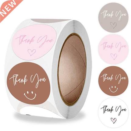 100-500pcs Round Thank You Stickers for Envelope Seal Labels