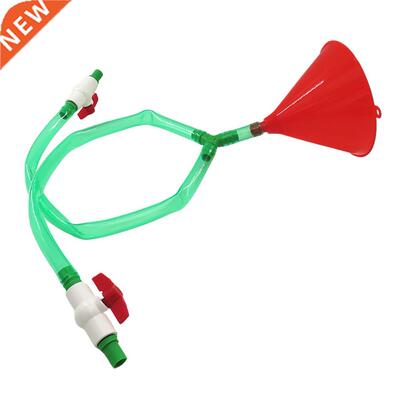 Beer Bong With Valve Double Header Bonus Bottle Opener For