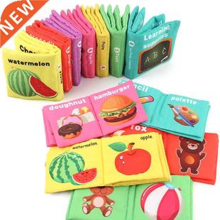 Baby English Palm Three-dimensional Cloth Book Newborn Soft