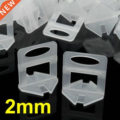 500PCS Flat Tile Leveling System Clips 2mm Wall Floor Spacer