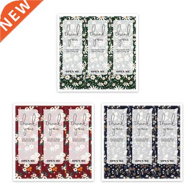 100 Pieces 9x cm Thank You Stickers for Sealing Present Can