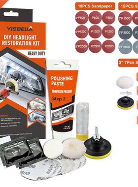 Car Headlights Repair Polishing Restoration Scratch Remove R