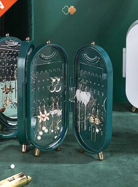 Luxury Retro Screen Jewelry Box Large Capacity Earrings Nec