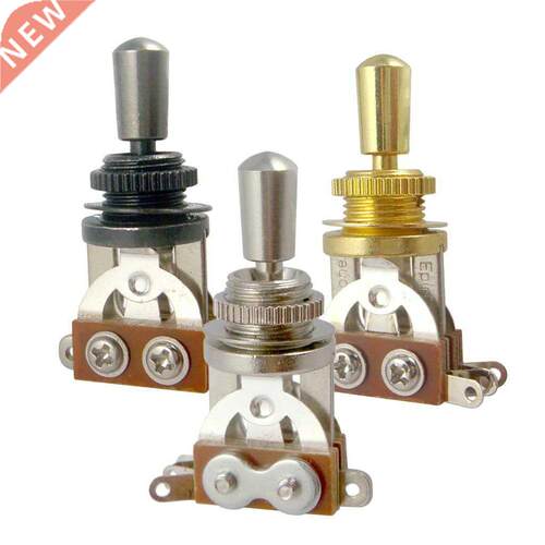 Golden/Black/Silver 3 Position Switch Tip Knob for LP Style