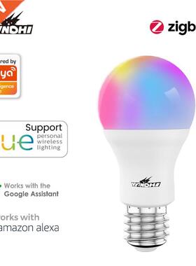 Tuya Zigbee 3.0 LED Smart Light Bulbs Colorful Light Smart