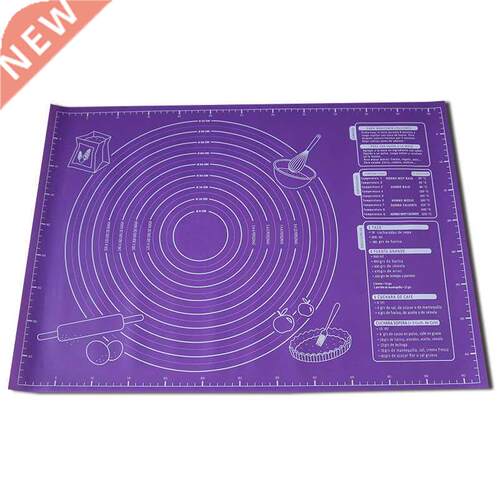 60x45cm Lge Silicone Mat Non-stick Kneading Dough Pastry