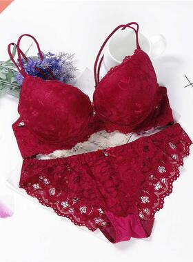 Lingerie Pink Sujetador Transparente Panties And Bra Set Und