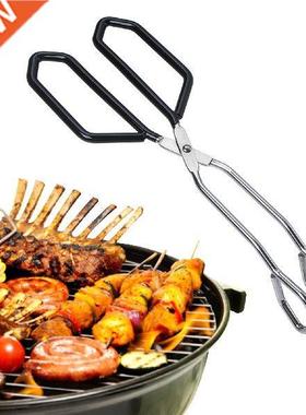 2pcs Kitchen Tongs Stainless Steel Cooking Salad Serving
