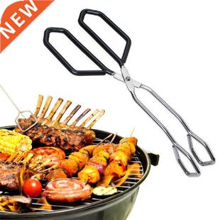 2pcs Kitchen Tongs Stainless Steel Cooking Salad Serving