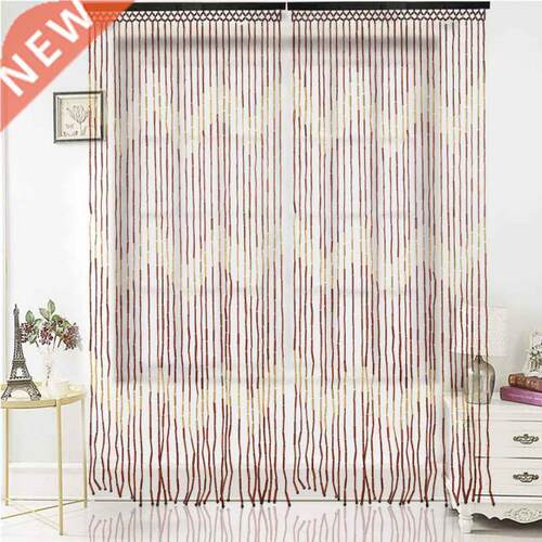 Handmade Fly Screen Wooden Bead Curtain 220x90cm 31 Lines Wo