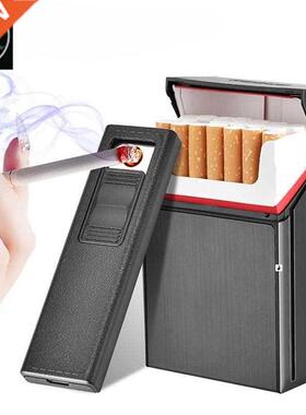 2-in-1 Cigarette Case US Rechargeale Lighter for Smoking 1