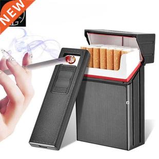 2-in-1 Cigarette Case US Rechargeale Lighter for Smoking 1