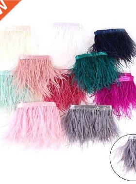 1 Meter O Feathers Trim 8-10  Plumes Ribbon Selvage
