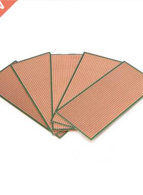 5Pcs 6.5x14.5cm Stripboard Veroboard Uncut PCB Platine Singl