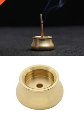 Lychee Life 1pc Bowl Shape Brass Incense Burner Holder for I