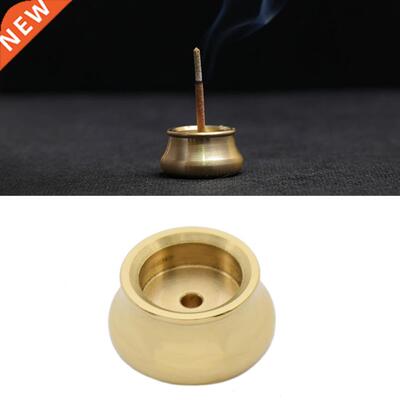 Lychee Life 1pc Bowl Shape Brass Incense Burner Holder for I