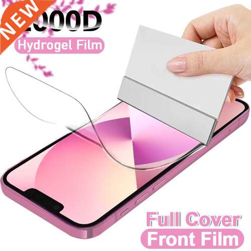 Full Cover Hydrogel Film For iPhone 13 12 11 Pro XS Max Mini