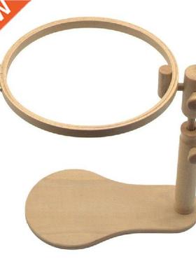 30Cm Bulat Kayu Bordir Hoop Bingkai Berdiri Rak Pemegang