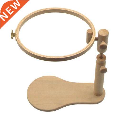 30Cm Bulat Kayu Bordir Hoop Bingkai Berdiri Rak Pemegang