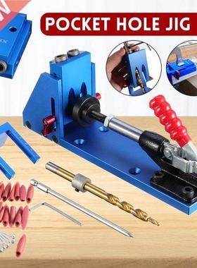 Woodworking Inclined Hole Doweling Jig Pocket Hole Jig Kit W