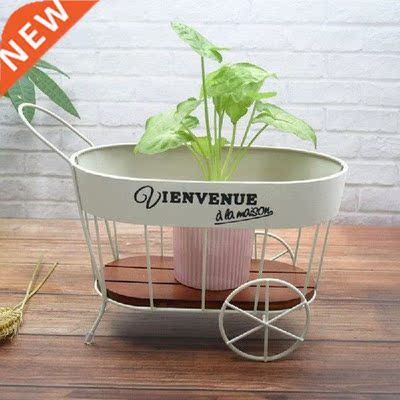 Succulent Planter Stand Trolley Rack Metal Iron Shelf