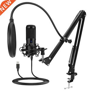 Metal USB Microphone Condenser Recording Microphone D80 Mic