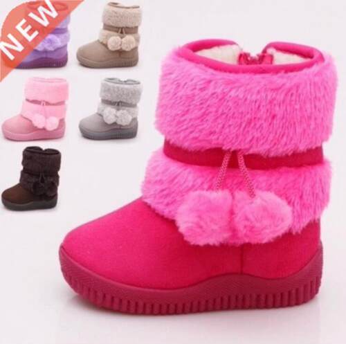 Girls Snow Boots 2019 Winter Comfortable Thick Warm Kids Boo