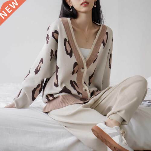 GIGOGOU utumn Oversized Women Crdign Sweter Trcksuits L
