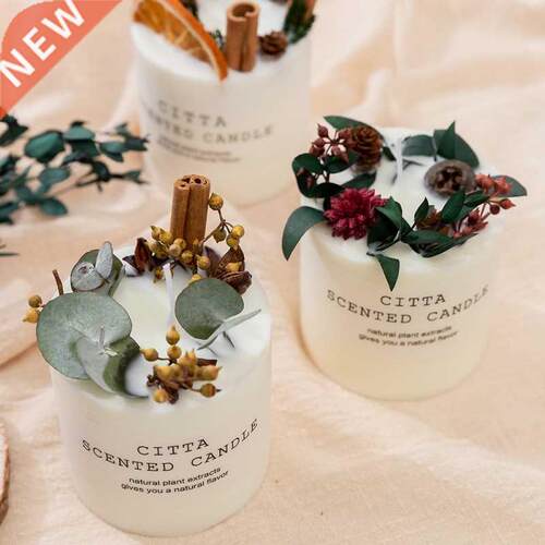 Soy Wax Fragrance Candles Romantic Pillar Candle Wedding Bir
