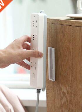 Plug Hook Seamless Punch Free Plug Sticker Holder Wall
