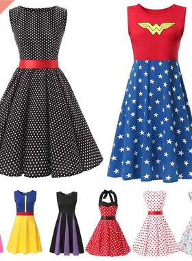 Adult Princess Dress Mom Women Cosplay Costume Snow White Ma