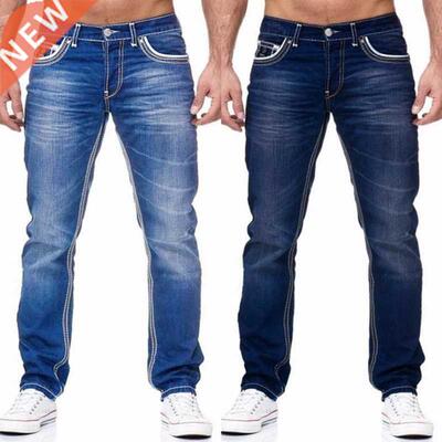 Straight Jeans Men High Waist Jean Spring Summer Boyfriend J
