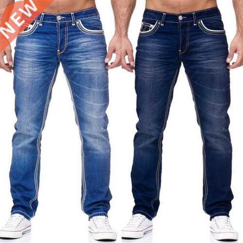 Straight Jeans Men High Waist Jean Spring Summer Boyfriend J