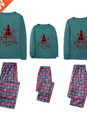 Parent Child Family Matching Outfits Merry Christmas Letter