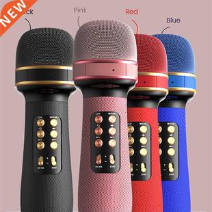 Karaoke Bluetooth-Compatible Microphone Handheld Wireless Mu