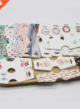 50pc jewelry card+50fold sticker per lot Earrings and Neckla