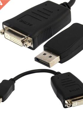DisplayPort DP Male to DVI 24+ 5 pin Female Cable Adapter Co