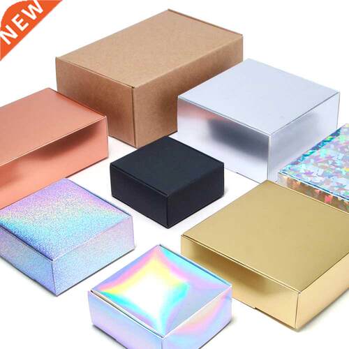 10pcs / kraft carton black white packaging carton Festival p
