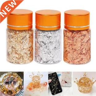 Imitation Shiny Gold Foil Jewelry Luxury Resin Decoration