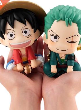 7Cm One Piece Anime Figure Monkey D Luffy Roronoa Zoro Kawai